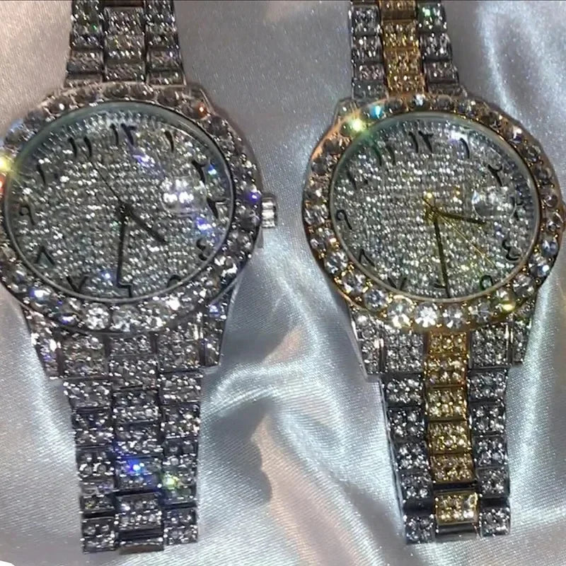 Women Fashion Shining Rhinestone Watch Brand Quartz Bracelet Watches Zircon Crystal Elegant Wristwatch Clock Friend Girls Gifts