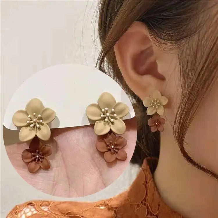 Green Crystal Butterfly Earrings