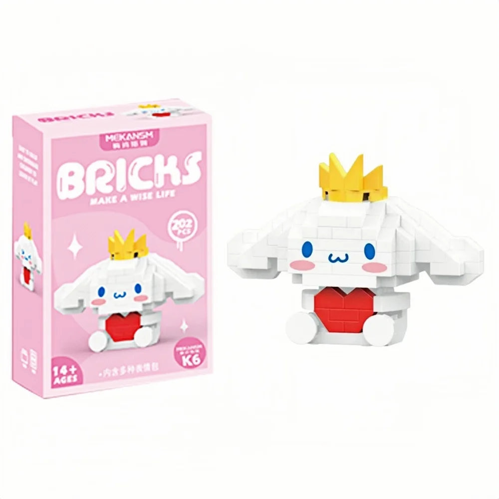 Sanrio Hello Kitty Building Blocks – Kuromi, My Melody & Cinnamoroll
