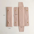 Velvet Jewelry Organizer Pouch Pearl Necklace Bag Portable Earring Ring Storage Bag Foldable Snap Button High-end Packaging Box