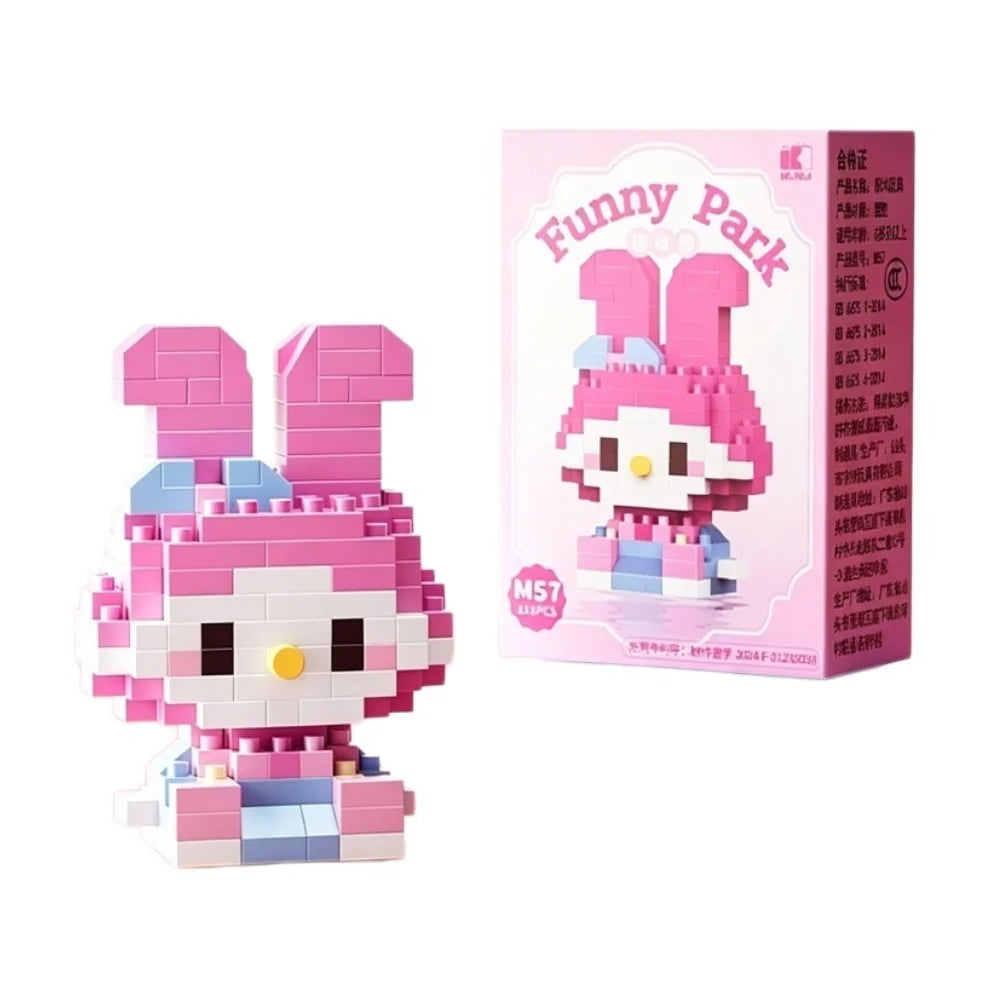 Sanrio Hello Kitty Building Blocks – Kuromi, My Melody & Cinnamoroll