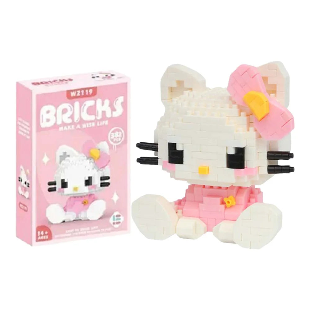 Sanrio Hello Kitty Building Blocks – Kuromi, My Melody & Cinnamoroll