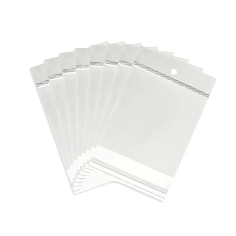50pcs 10x5cm White Black Craft Paper Anklet Cardboard Bracelet Display Holder DIY Jewelry Packing Card Small Business Packages