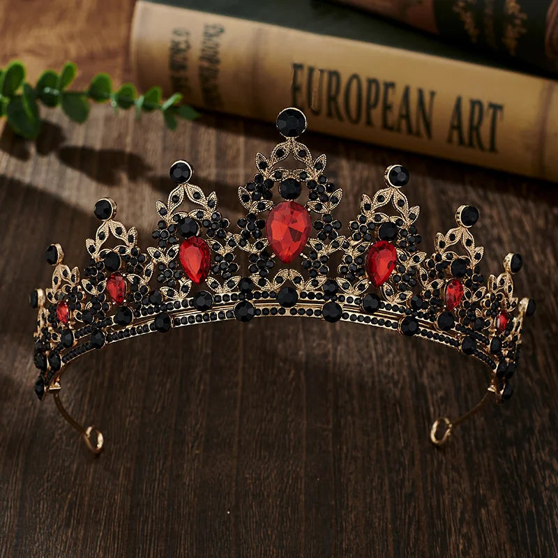 Crystal Crown Tiara Bridal Rhinestone Headband Hair Jewelry For Women Queen Party Crown Wedding Dress Gift Hair Accessories