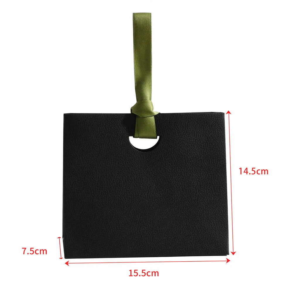 Luxury Brand Jewelery Packaging with Ribbon Paper Gift Wrapping Bag Eadphones Lipstick Storage Wedding Party Gift Tote Handbag