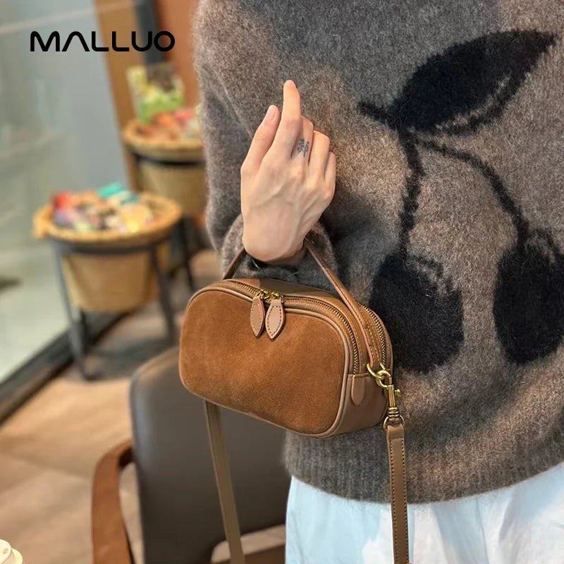 Woman Cowhide Genuine Leather Shoulder Bag Ladies High Quality Leather Handbag Female Fashion Luxury Design Crossbody Bag Women