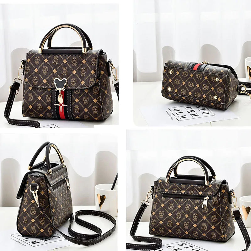 New Shoulder Bag Women Bag Tote Luxury Designer Handbag Women Handbags Leather Printed Monogram Single Shoulder Straddle Bag