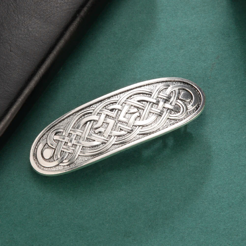 Dawapara Vintage Celtics Knot Hair Barrettes Retro Totem Tree of Life Raven Protection Amulet Hairpin Hair Accessories