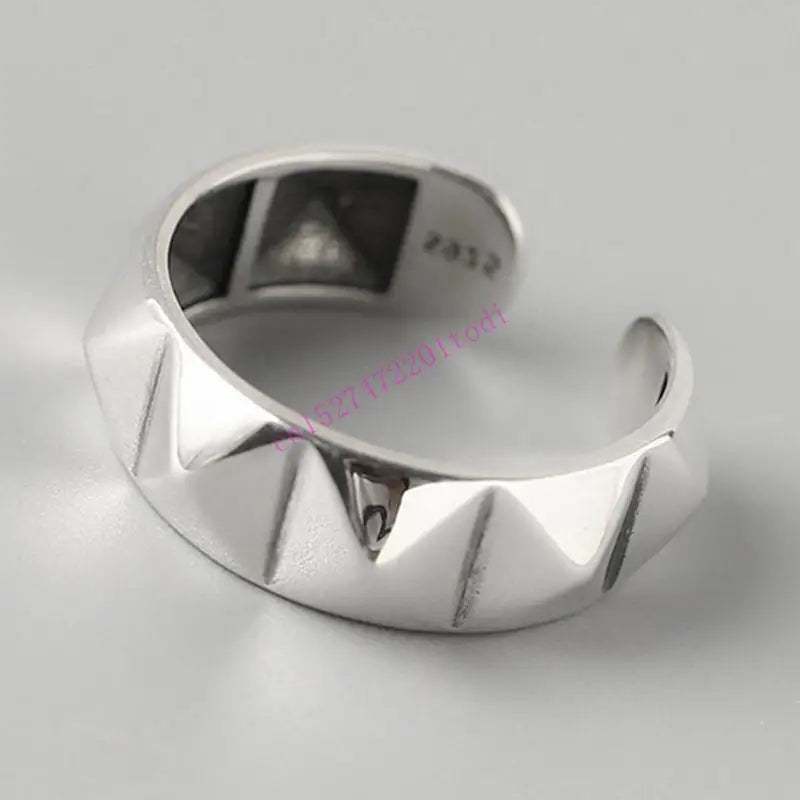 M76B Contemporary Rhombus Designs Rings Zinc Alloy Jewelry For Trendy Women