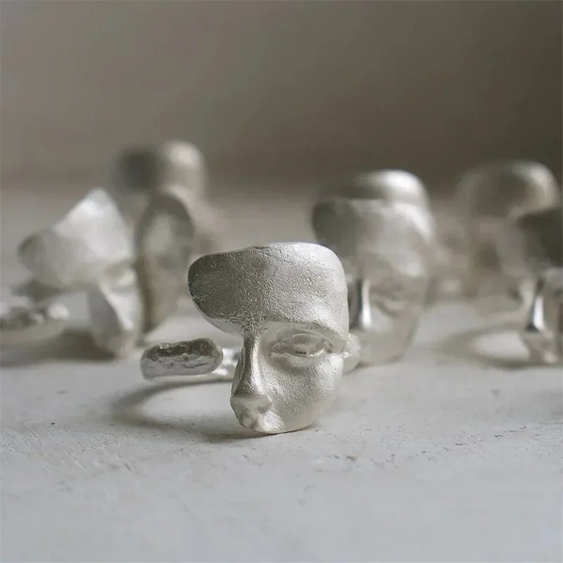 Mystical Mask Adjustable Ring for Men & Wome