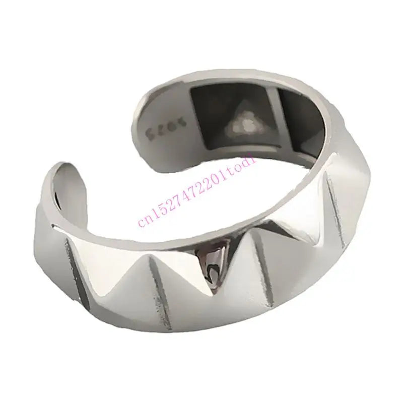 M76B Contemporary Rhombus Designs Rings Zinc Alloy Jewelry For Trendy Women