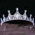 DIEZI Baroque Vintage Princess Queen Bridal Crown Headwear Crystal Tiara For Women Wedding Crown Hair Dress Accessories Jewelry