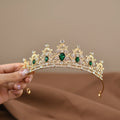Childrens Princess Crown Headwear Girls' Hair Accessories High End Atmospheric Dance Performance Birthday Gift Crown