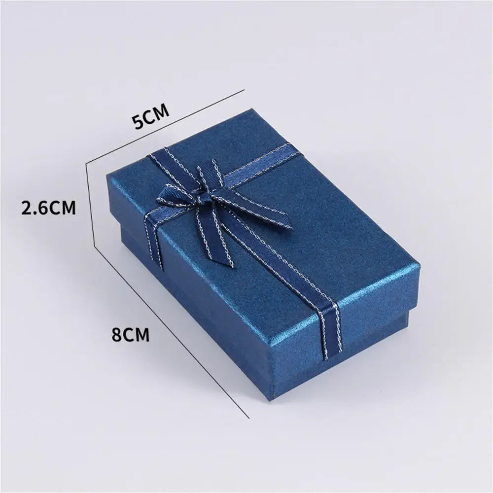 1Pc Thick Kraft Paper Drawer Jewelry Box With Sponge Greet Card for Necklace Bracelet Ring Gift Box Jewelry Packaging Box Joyero