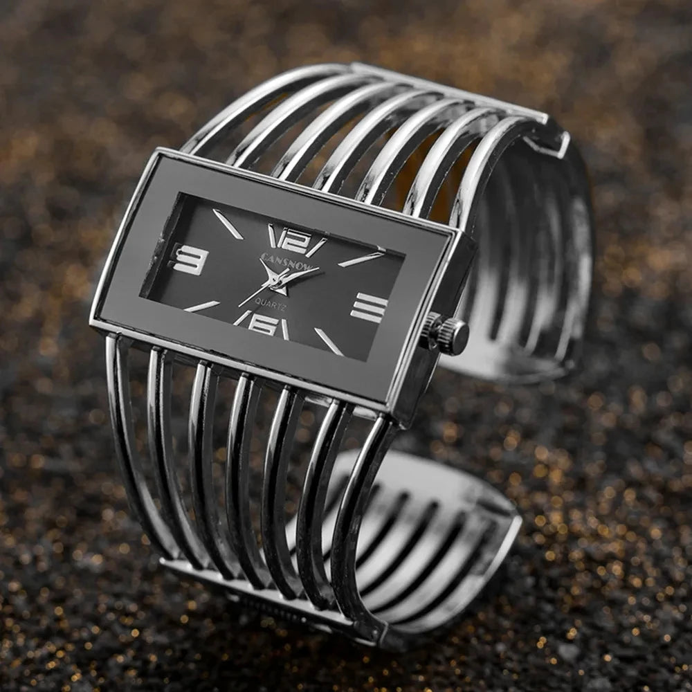 Female Bracelet Watch Luxury Rectangle Dial Bangle Watches Womens Fashion Rose Gold Silver Dress Clock Ladies Wristwatch Relojes