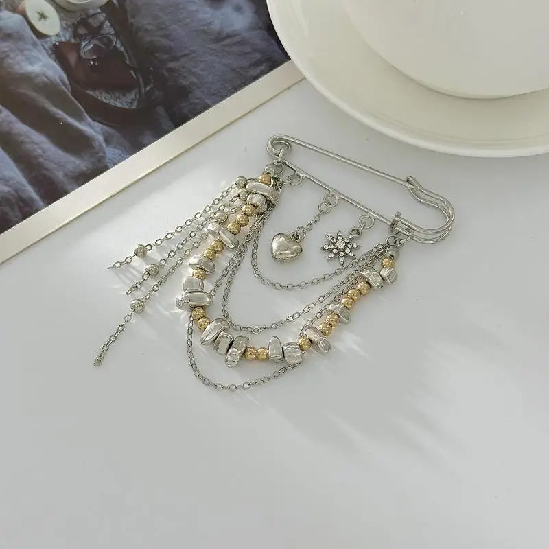 Fashion Tassel Pants Ankle Chain For Women Foot Chains Jeans Jewelry Trouser Leg Decorative Clothing Accessories