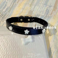 Sweet Cool Cute Bone Collar Couple Personalized Choker Spicy Girl Neck Band Punk Dog Necklace