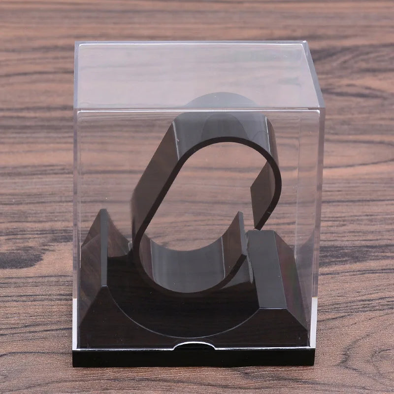 Watch Packaging Box Plastic Transparent Watch Stand Rack General Showcase Shelf Portable Wrist Watch Storage Box Jewelry Display