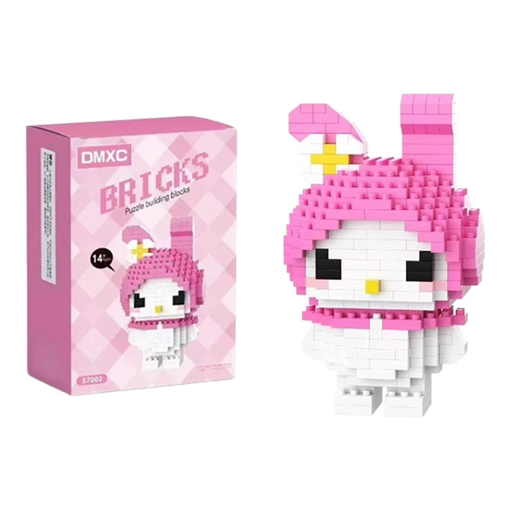 Sanrio Hello Kitty Building Blocks – Kuromi, My Melody & Cinnamoroll