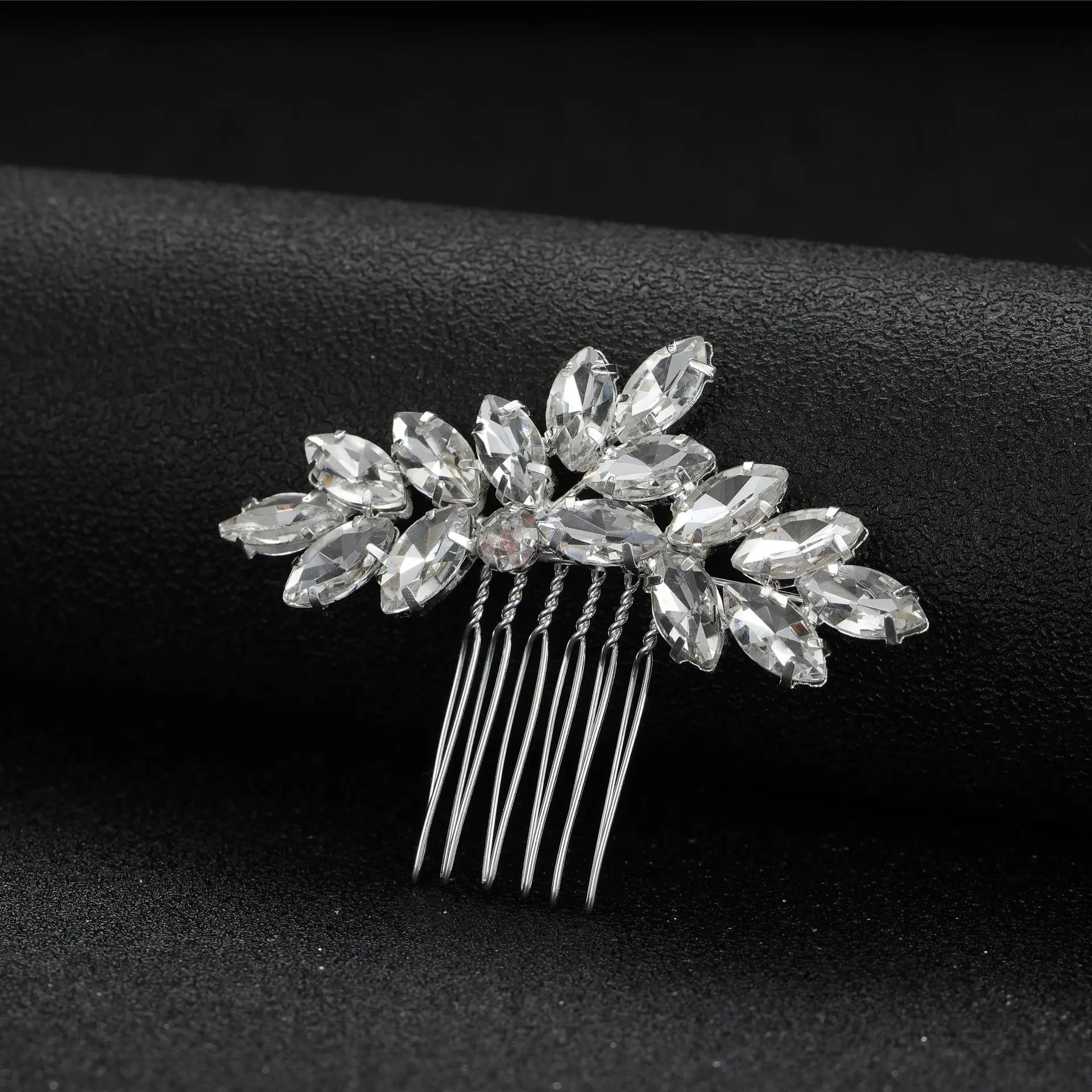 Simple Hair Combs Hair Accessories For Women Bride Rhinestone Hairpins Clips Bridal Wedding Headdress tocados para cabello novia