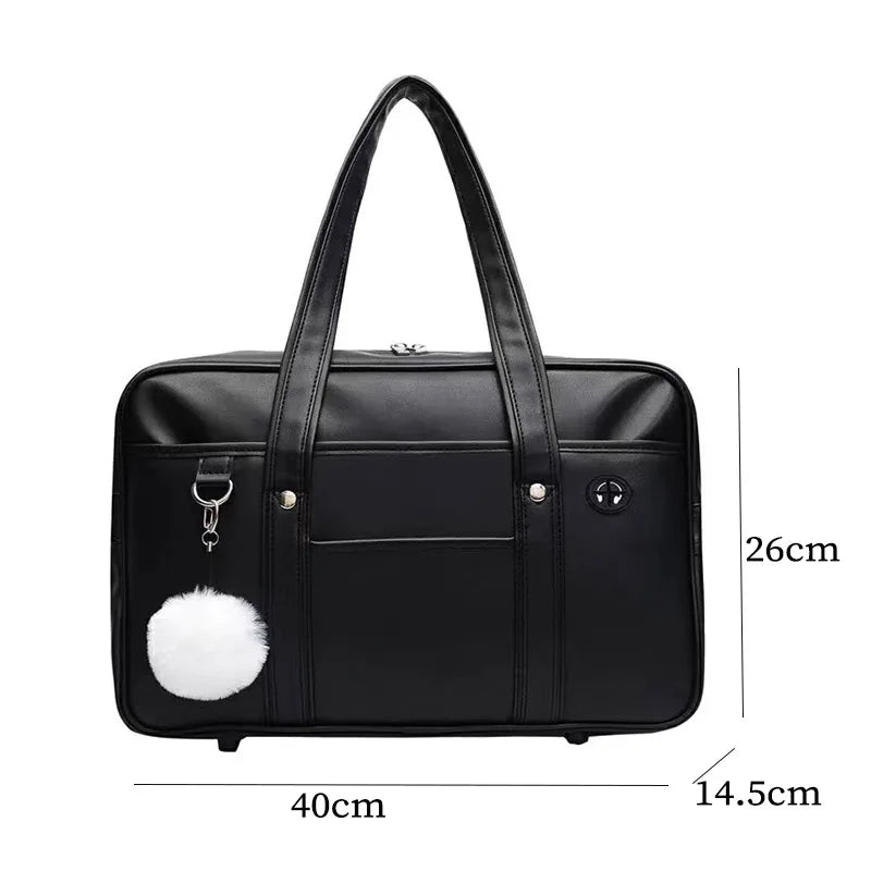 Japanese Schoolbag Women Handbag Shoulder Book Bag Uniform Bag Laptop Bag Commuter Briefcase Comic Con Tote Bags Crossbody Bags