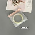 50pcs Small Pink Zipper Jewelry Storage Pouches Frosted Jewelry Packaging Bags for Accessories Charms Beads Gift Retail Display