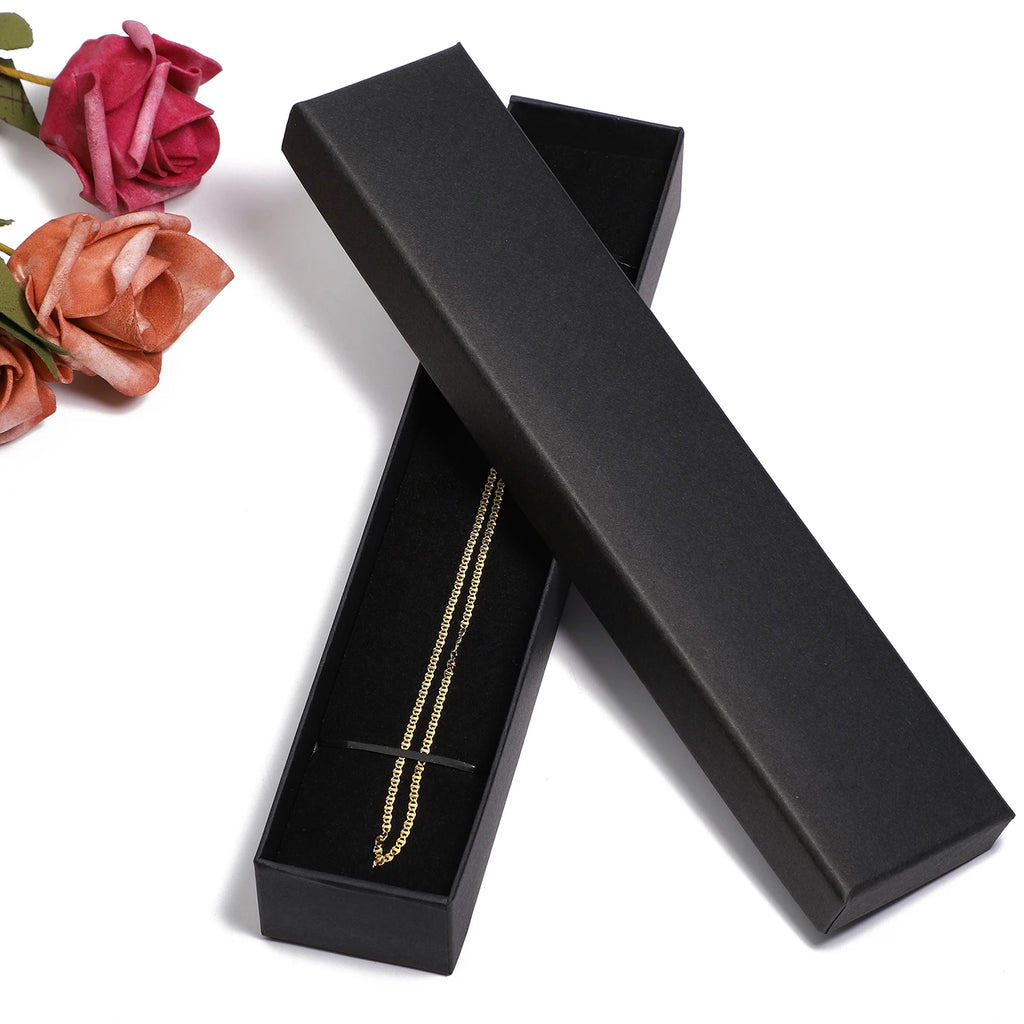 12PCS Elegant Bowknot Jewelry Box Earring Jewelry Necklace Storage Box Paper Organizer Storage Bronzing Jewelry Display Gift
