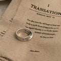 Mobius Irregular Twist Number Ring Girls Infinite Loop Ring Women Fashion Charm Jewelry Anniversary Gift
