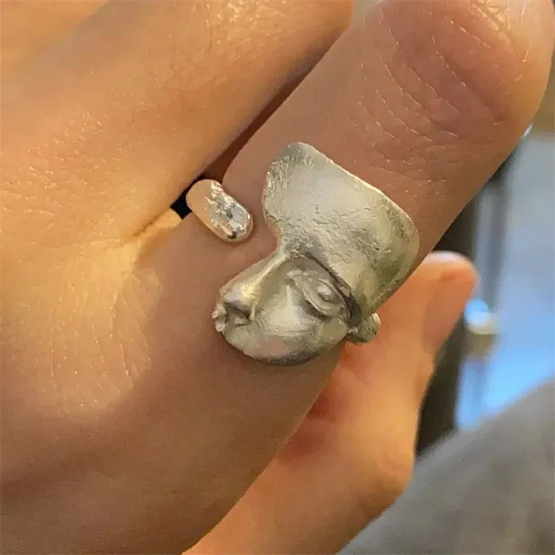 Mystical Mask Adjustable Ring for Men & Wome