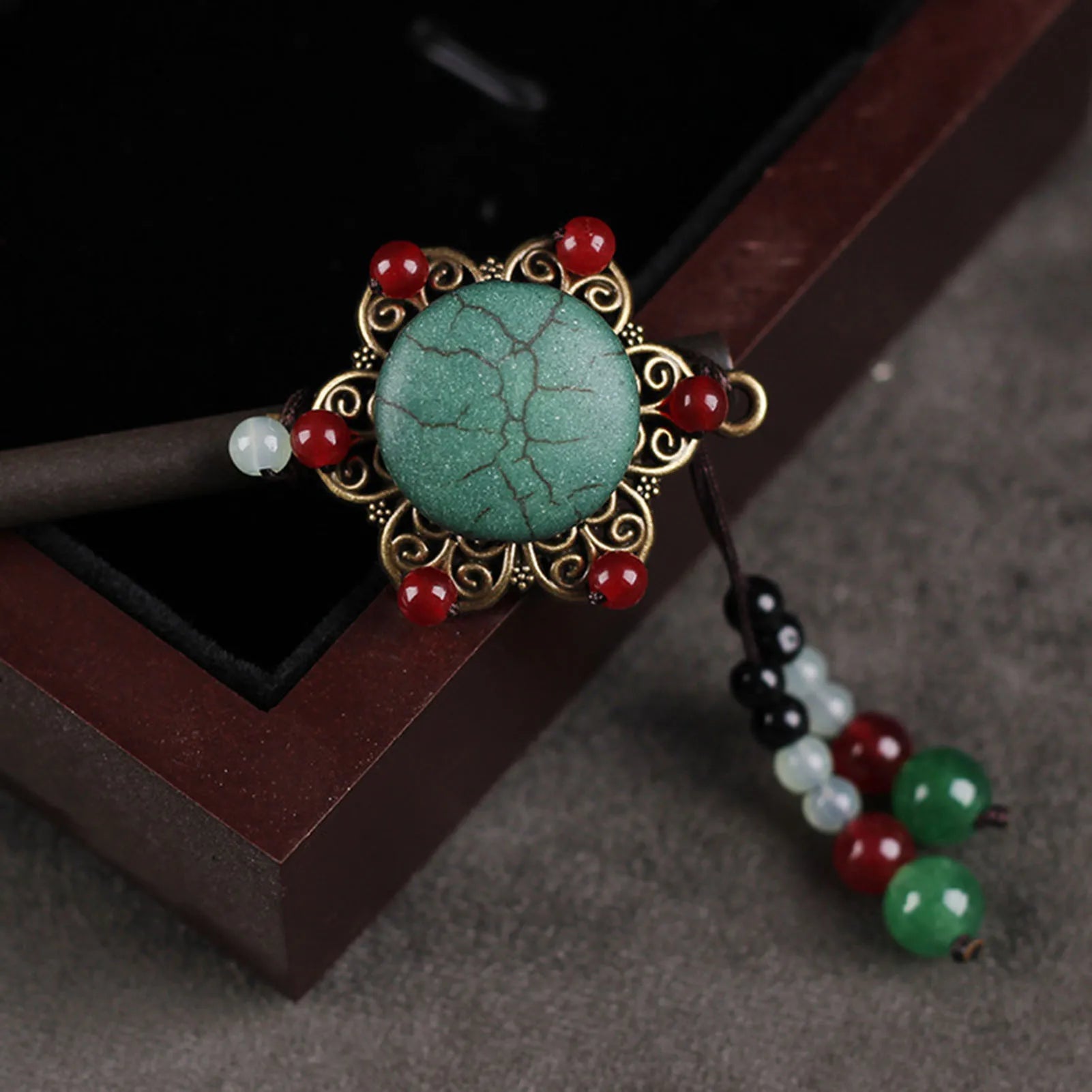 Ethnic Style Hairpin Chinese Hair Stick For Women Tassel Wooden Hair Clasp Chopstick Vinatge Tiara Pearl Floral Hair Bun Jewelry