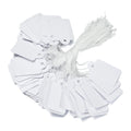 100pcs/lot  Price Label Tags String Tie Watch Jewelry Display Merchandise Price Label Paper Cards Rectangular Blank Price Tag