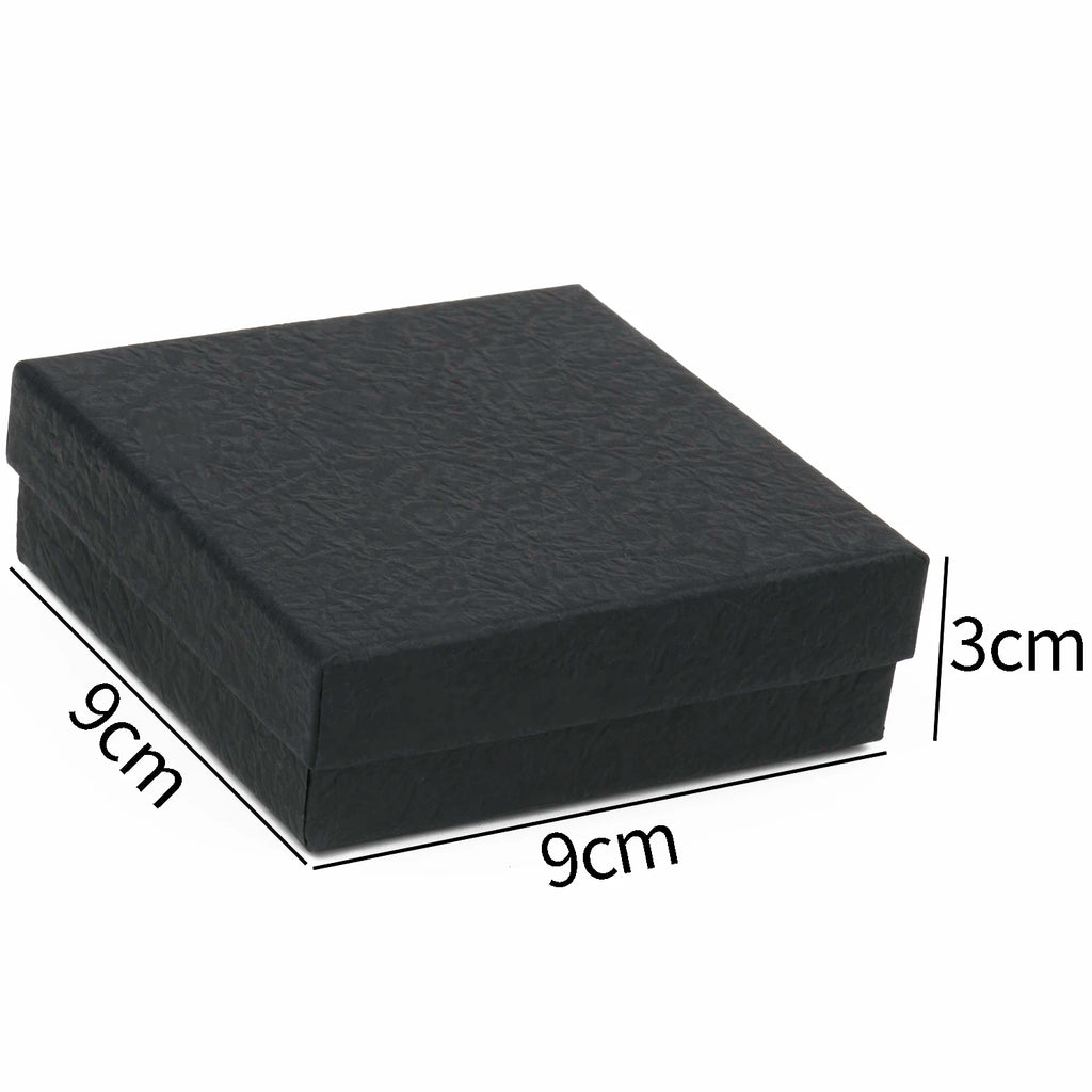 Wholesale 1PC Paper Jewelry Box Bracelet Necklace Ring Earring Box Handmde Kraft Wedding Gifts Packaging Box Jewelry Accessories
