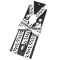 New Design Parent-Child Musical Note Suspender Set Include Stave Rainbow Bowtie For Party Dress Shirt Daily Wear Accessory Gift