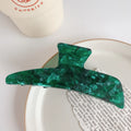 New Korean Large Marbling Acetic Acid Hair Clip Multicolor Cellulose Acetate Shark Clip Large Spot High Quality Hair Accessories