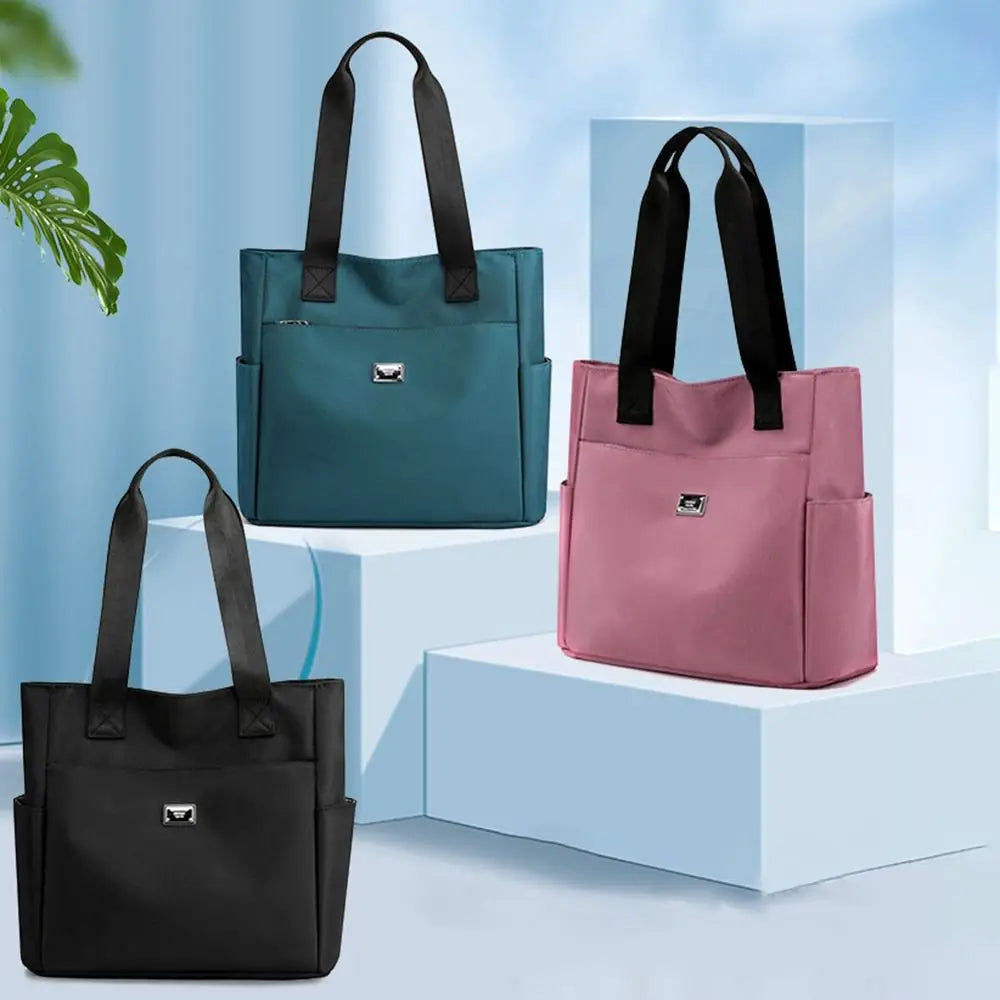 High Quality Large Capacity Handbag Tote Bags Lightweight Waterproof Nylon Shoulder Bag For Work School And Travel Shoulder Bags