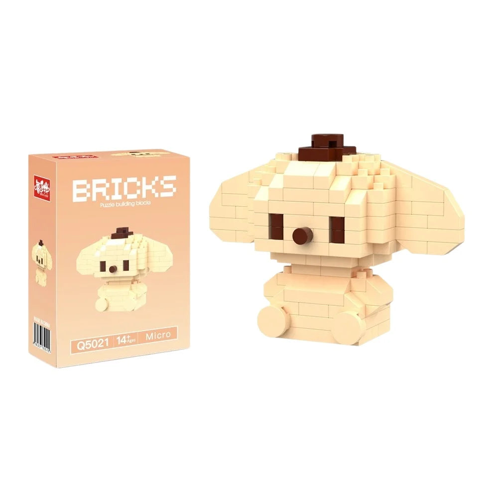 Sanrio Hello Kitty Building Blocks – Kuromi, My Melody & Cinnamoroll
