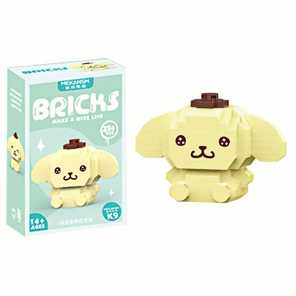 Sanrio Hello Kitty Building Blocks – Kuromi, My Melody & Cinnamoroll