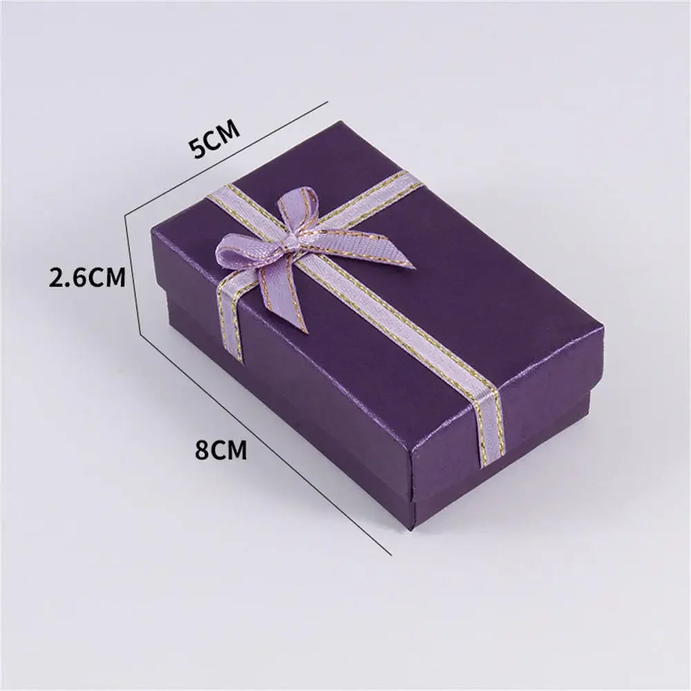 1Pc Thick Kraft Paper Drawer Jewelry Box With Sponge Greet Card for Necklace Bracelet Ring Gift Box Jewelry Packaging Box Joyero