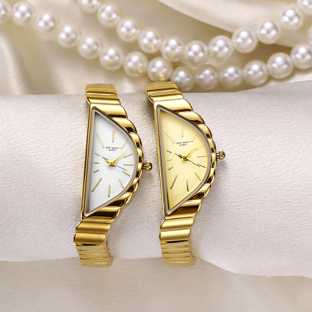 GEDI High-end Niche Woman Watch Vintage Luxury Women's Wristwatch Elegant Fashion Waterproof Alloy Quartz Women Watches New