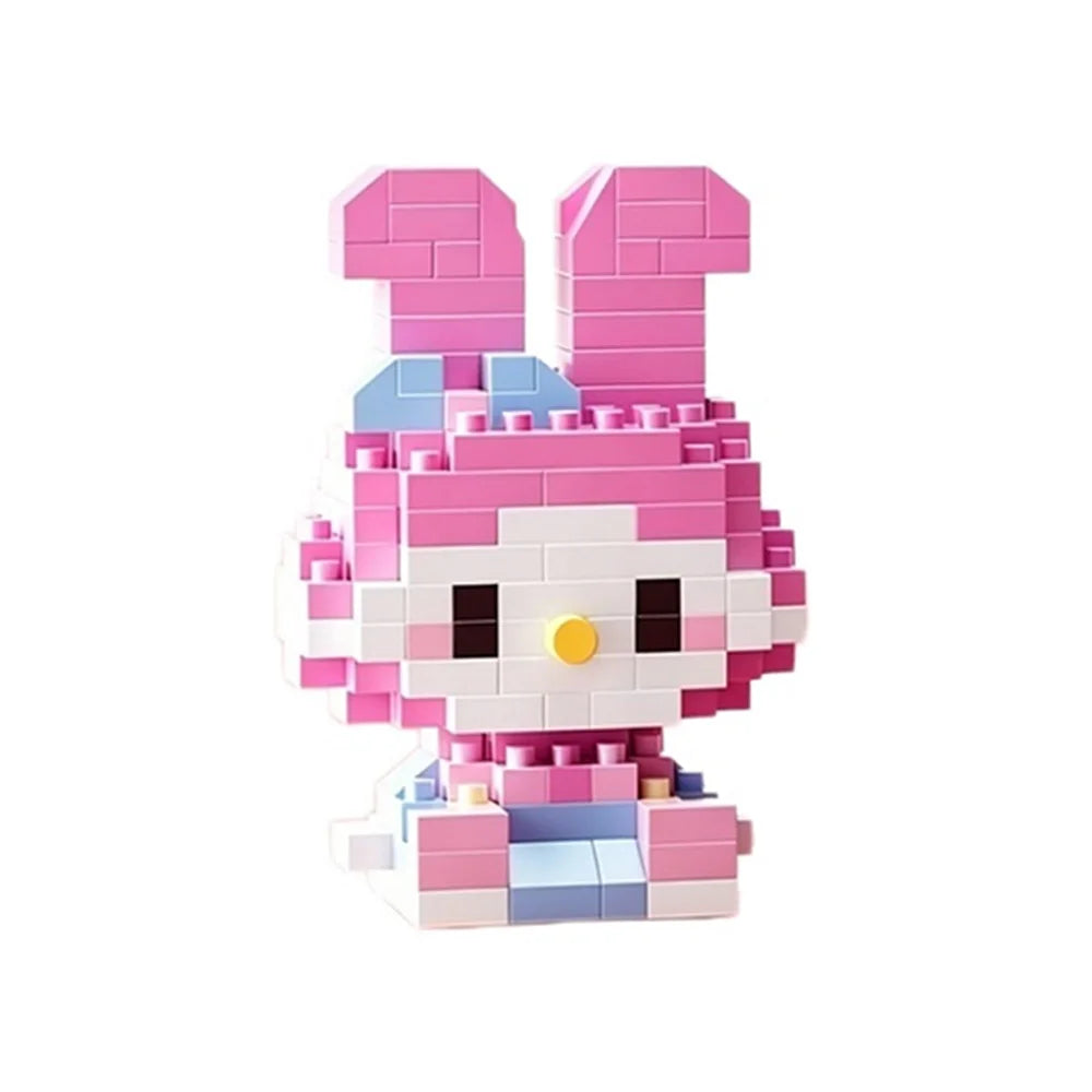 Sanrio Building Blocks – Hello Kitty & Kuromi DIY Figures