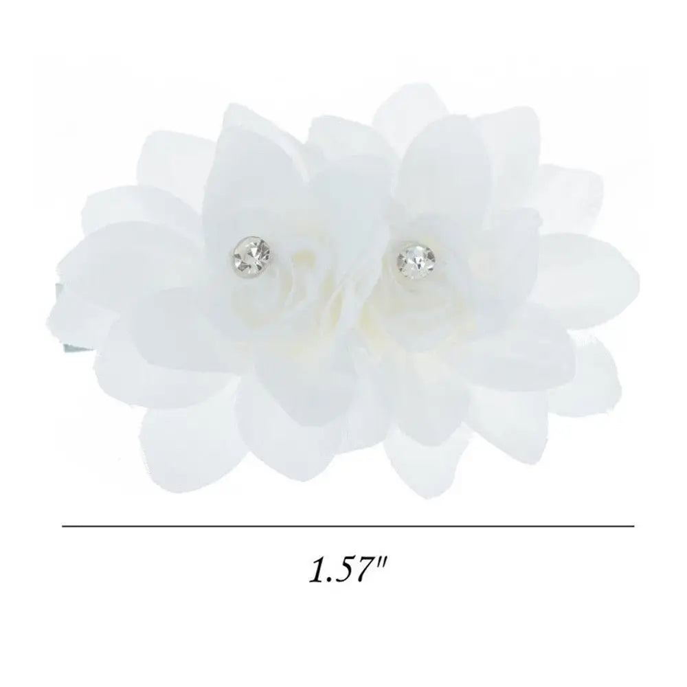 Orchid Flower White Fashion Wedding Summer Hair Clip Hair Accessories
