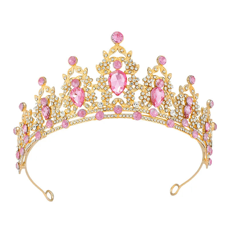 Crystal Crown Tiara Bridal Rhinestone Headband Hair Jewelry For Women Queen Party Crown Wedding Dress Gift Hair Accessories