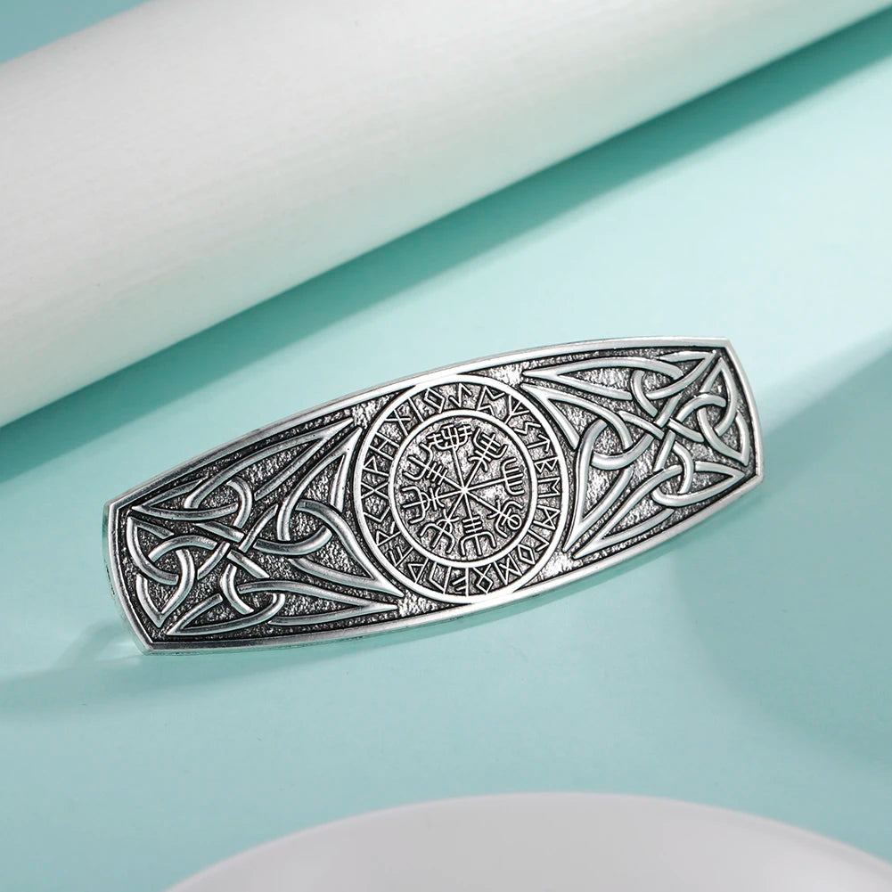 Dawapara Vintage Celtics Knot Hair Barrettes Retro Totem Tree of Life Raven Protection Amulet Hairpin Hair Accessories