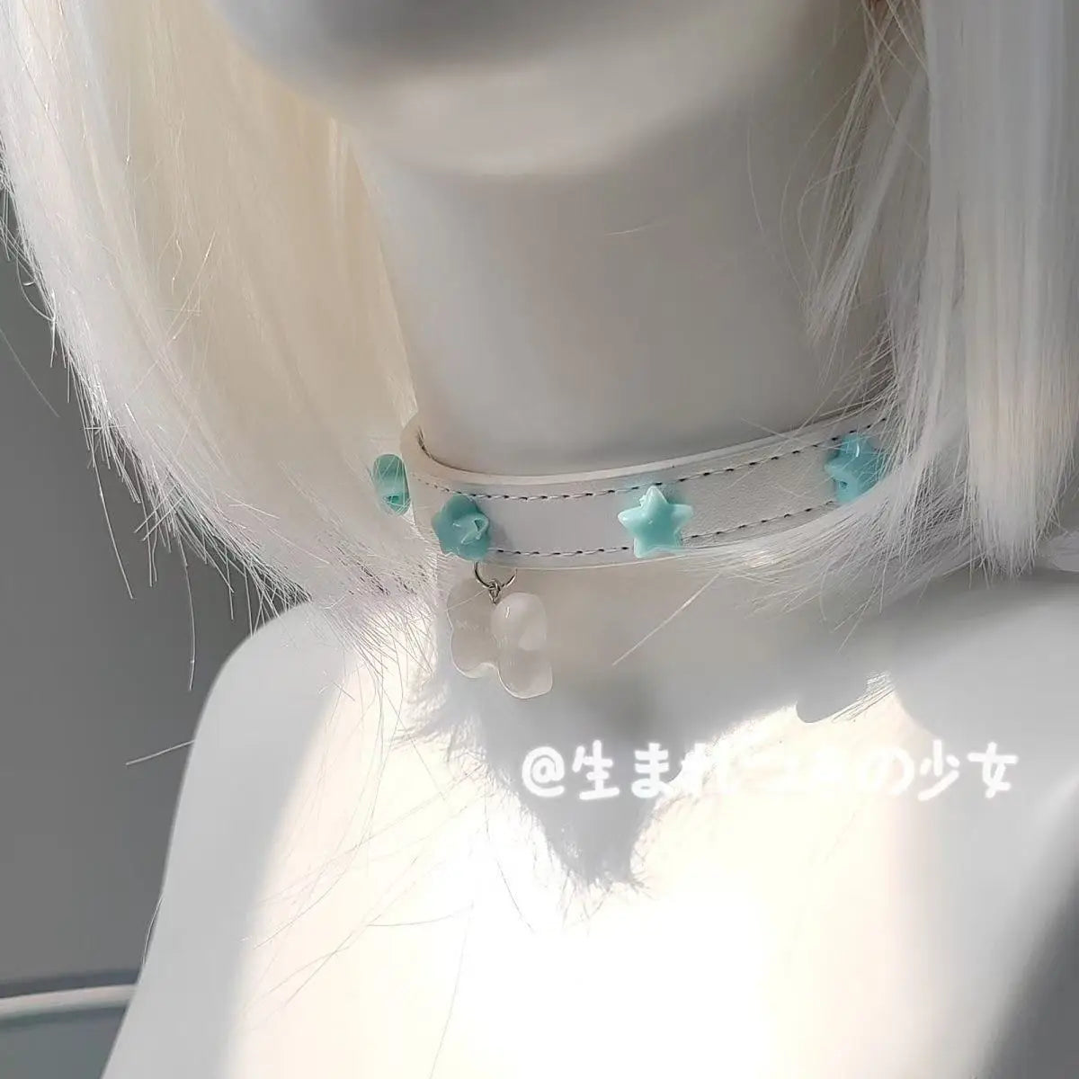 Sweet Cool Cute Bone Collar Couple Personalized Choker Spicy Girl Neck Band Punk Dog Necklace