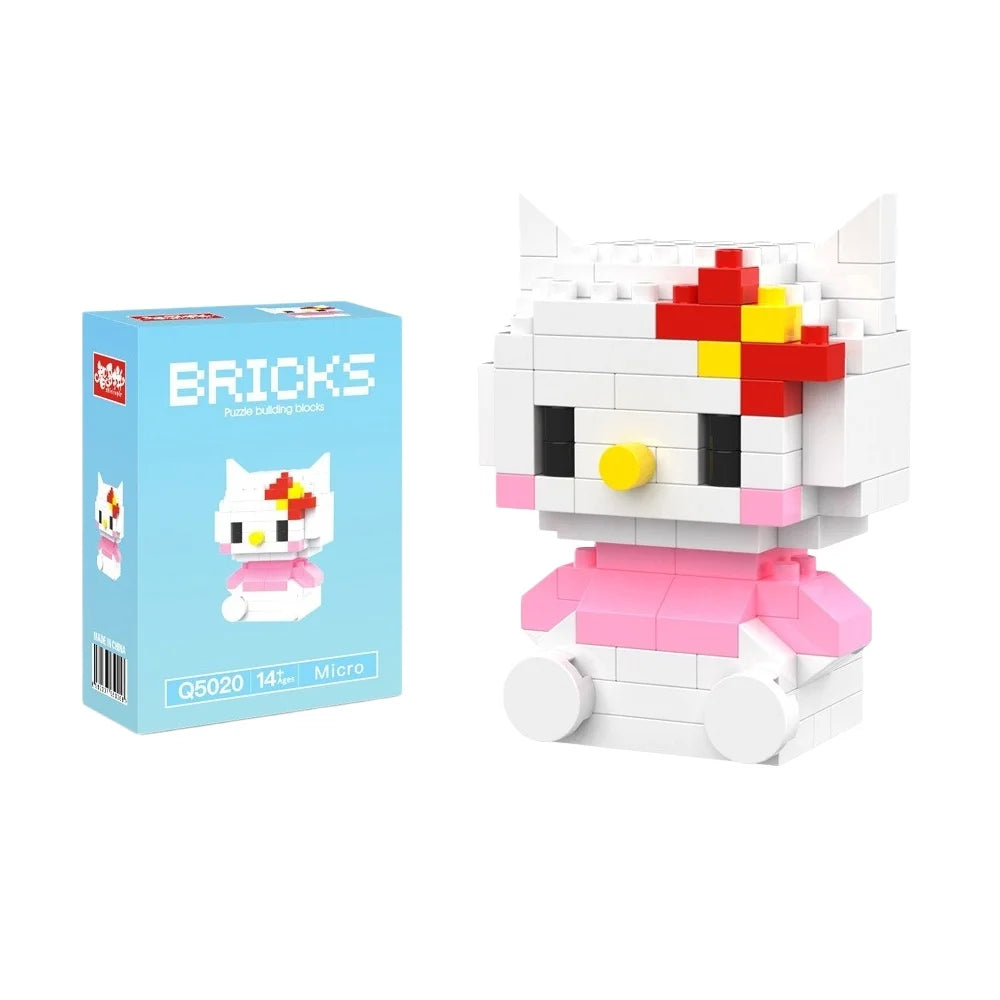 Sanrio Hello Kitty Building Blocks – Kuromi, My Melody & Cinnamoroll