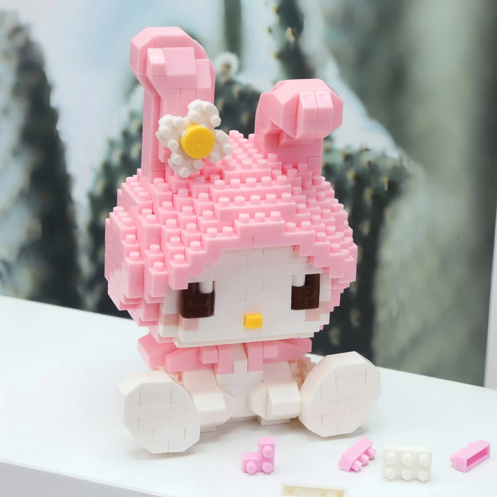 Sanrio Hello Kitty Building Blocks – Kuromi, My Melody & Cinnamoroll