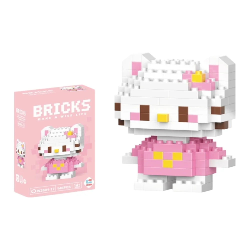 Sanrio Hello Kitty Building Blocks – Kuromi, My Melody & Cinnamoroll