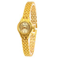 Ladies Gold Plated Watch Women Bracelet Quart Wristwatch Girl Analog Feminino Relojes Hour Luxury Watches Saati Clock