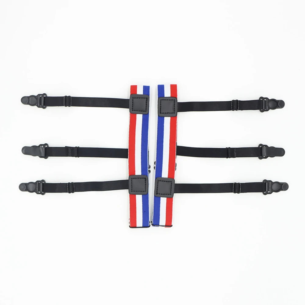 Hot Sale Men Shirt Stays Belt With Non-slip Locking Clips Keep Shirt Tucked Leg Thigh Adjustable Suspender Garters Locking Strap