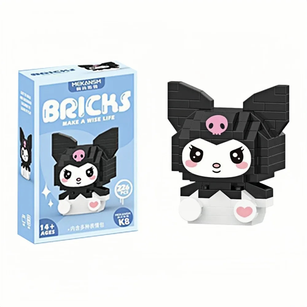 Sanrio Hello Kitty Building Blocks – Kuromi, My Melody & Cinnamoroll
